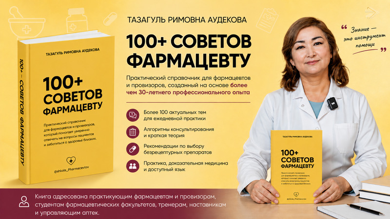 «100 советов фармацевтам» - книга, которая должна быть на рабочем столе каждого специалиста аптеки